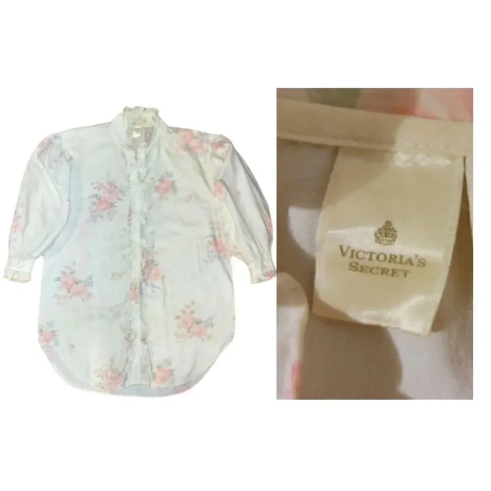 Vintage Crown GOLD Label Victoria's Secret Nightgown M